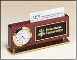 Rosewood Stained Piano Finish Combination Clock