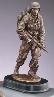 Military Statue Soldier - Click Image to Close